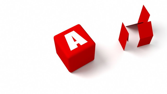 Brand Red Cubes