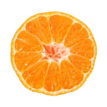 half of  tangerine