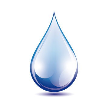 Water drop vector