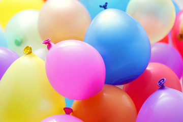 multicolor balloons