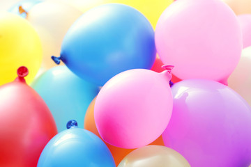 multicolor balloons