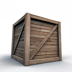 wooden crate