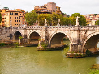 Obraz premium PAESAGGIO SUL TEVERE N°12