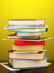 Stack of interesting books and magazines