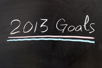 Obraz premium 2013 goals