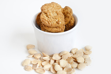 Cookies and almonds