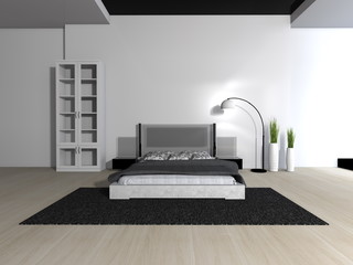 modern bedroom interior