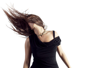 Fototapeta premium Mouvement de cheveux