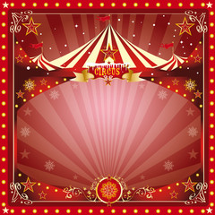 Christmas circus card © christophe BOISSON