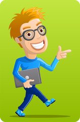 Computer Geek  - Pointing