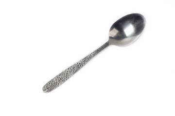 spoon on the white background