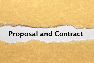 Proposal and contract