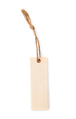 Blank cardboard paper labels tag 