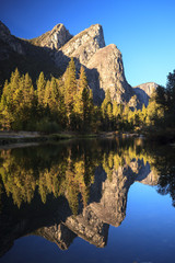 Three Brothers, Merced River, Yosemite NP