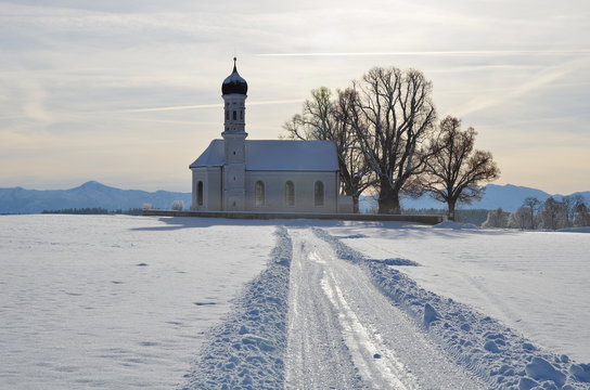 Winterlandschaft bei Etting