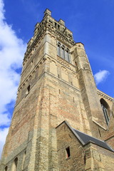 Fototapeta na wymiar Kathedrale St Salvator w Brugii