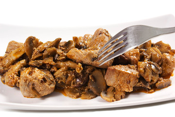 Beef bourguignon stew