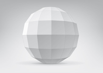 Sphere with rectangular faces