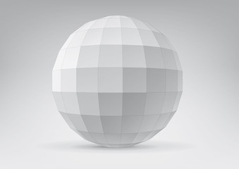 Sphere with rectangular faces