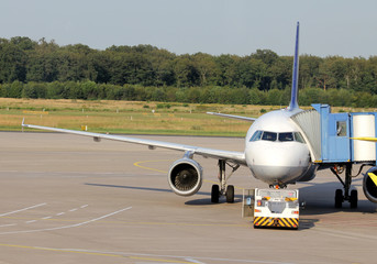 plain towing vehicle