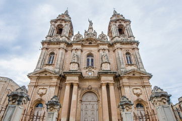 Fototapeta na wymiar Kościół Wniebowzięcia NMP w Gudja, Malta