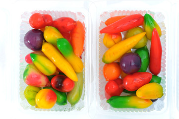 deletable imitation fruits