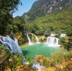 Waterfall in Vietnam