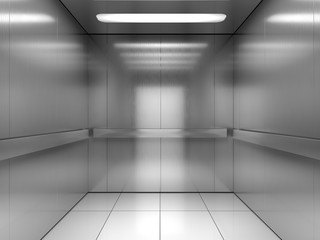 Inside of elevator