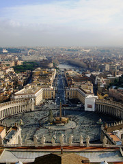 Fototapeta na wymiar Petersplatz des Vatikan