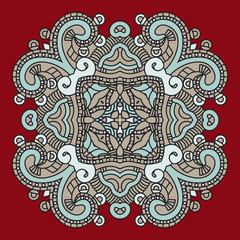 Vector square decorative design element