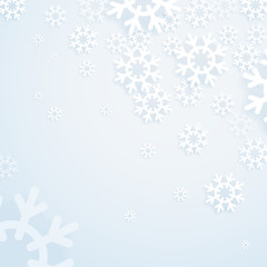 Fototapeta na wymiar Winter abstract bright background. Template for a text