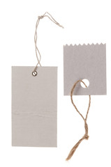  blank cardboard paper labels 