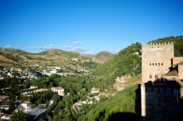 Fototapeta na wymiar Alahambra Granada - Hiszpania
