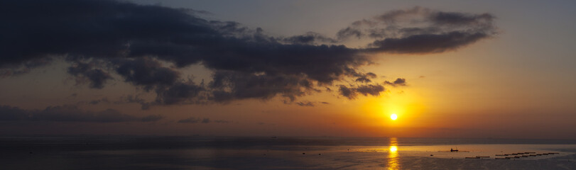 Sunrise over Fish Farm