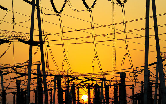  substation equipment and high-voltage tower