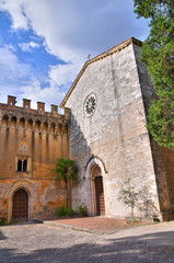 Fototapeta na wymiar Castle of St Girolamo. Narni. Umbria. Włochy.