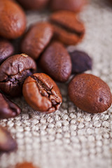 Fresh coffee beans
