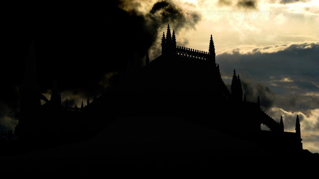 Portugal Batalha monastery east sky summoning