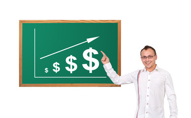 growth dollar on desk