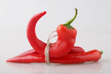 red chilli bound with string