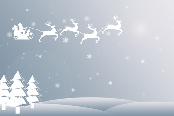 Santa`s sleigh