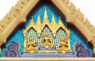 Obraz premium Thai temple art and architecture