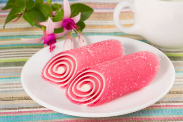 Fruit Candy on a plate