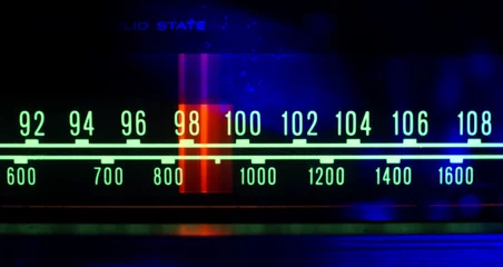 radio dial with lights © Dan Talson
