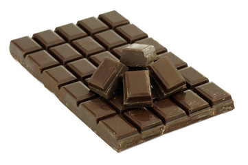 tablette de chocolat et morceaux 4