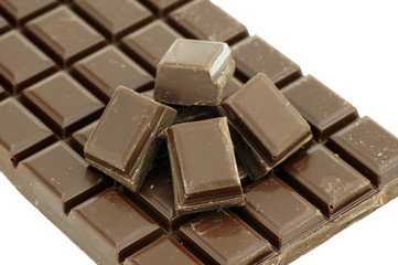 tablette de chocolat et morceaux 5