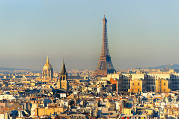 View of eiffel tower, Paris.