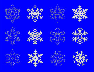 Fototapeta na wymiar snowflake