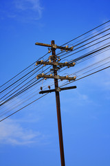 Telegraph pole