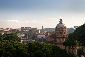 Fototapeta na wymiar Panorama Starego Rzymu